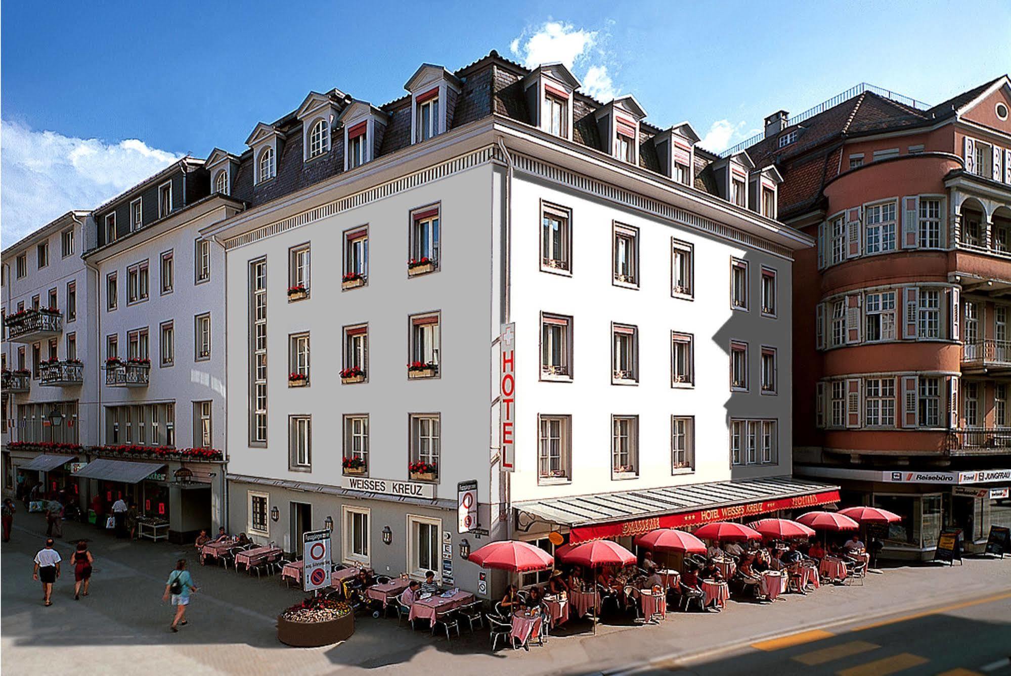 Hotel Weisses Kreuz Interlaken Kültér fotó